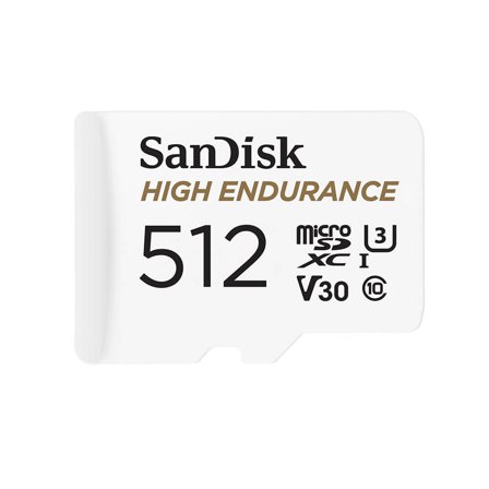 Sandisk High Endurance - flashminnekort - 512 GB - microSDXC UHS-I