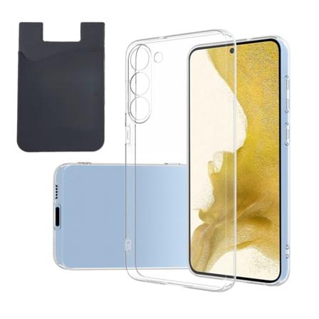 Samsung Galaxy S23+ etui og kortholder - beskyttelse og praktisk korthåndtering - sort