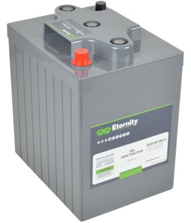 Eternity G06061803 Förbrukningsbatteri 6V, 210 Ah, Elfördelning & strömförsörjning