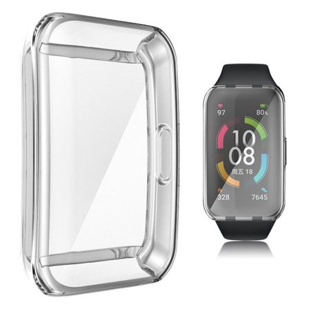 Honor Band 6 galvanointi TPU kansi - Läpinäkyvä