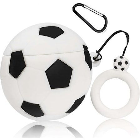 Kompatibel med Airpods 1&2 Fodral, Silikon 3D Söt Rolig Tecknad Karaktär Airpod Skydd, Trendigt Snyggt Cool Sport Design Skin, Fodral för Män Tonåring