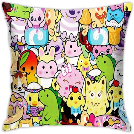 Moriah Elizabeth Kvadratiska Kuddar, Dekorativa Kuddfodral, Mjuka Kuddfodral Bekväma Kuddfodral Kuddfodral för Vardagsrum, Sovrum, Co (LGL)