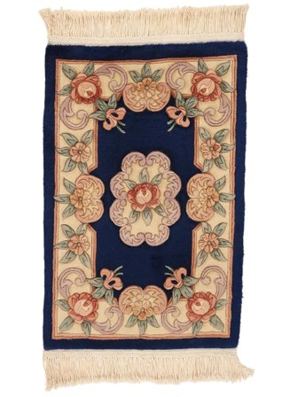 Oriental China 90 Line Rug 60X90 Brown/Black Wool, China