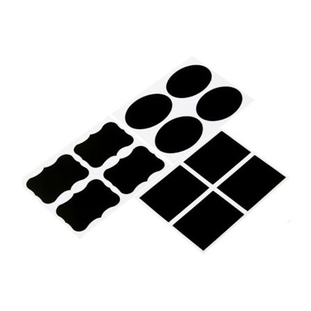 Kjøkkenmerkelapp Glassflaske Klistremerke Gjenbrukbar Tavle Etikett Flaske