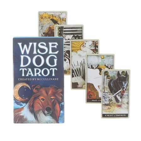 Wise Dog Tarotkort Orakelkort Fest Spådom Divinasjon Boa - Perfekt Flerfarget Multicolor one size