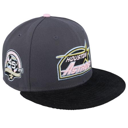 New Era - Houston Astros Nightfall 59FIFTY 45 Charcoal/Black Fitted Fitted Grey Cap - MLB @ Hatstore