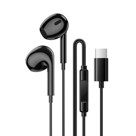 Borofone BM100 In-Ear Headset med USB-C 1,2m - Svart