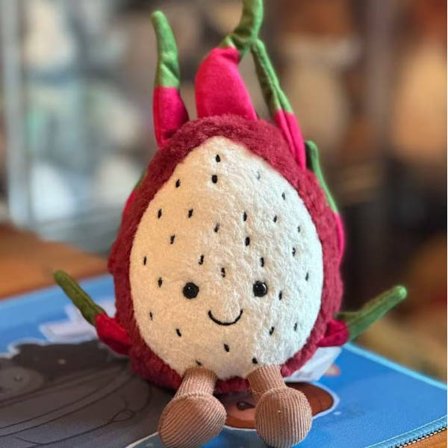 Jellycat Bartholomew kosedyr, myk og komfortabel, perfekt for barn, Valentinsdagsgaver, samleobjekter, dragefrukt 19cm