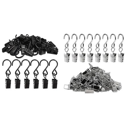 200 stk. Gardinklips Lyshenger Takrenner Kroker Julebord Dekorrekvisita for Leirtelt Foto