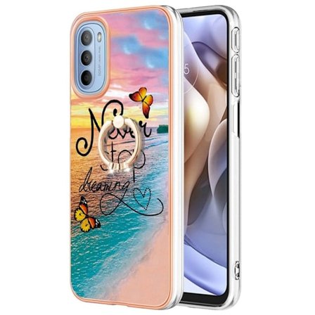 Marmormotiv Motorola Moto G41 / Motorola Moto G31 skal - Sluta Aldrig Drömma