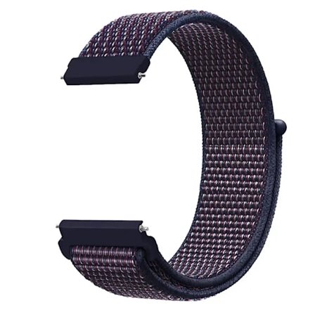 20 22mm Nylon Klockarmband För Garmin Vivoactive 3 4 5/Venu 2 Plus/Venu 3/Forerunner 55 158 265 965 745 645 255 Music Loop Armband