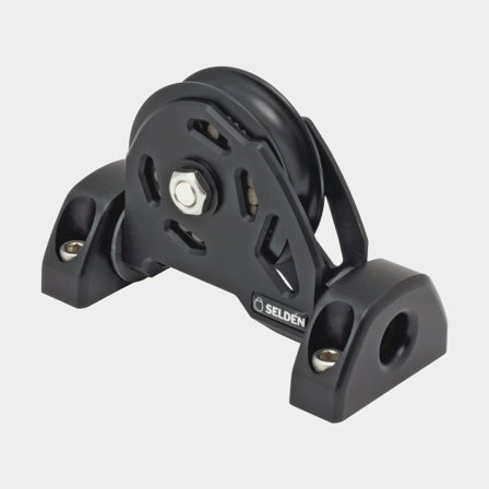 Poulie de pont Seldén RBB 60 Flip-Flop, monté sur pont, à roulement, convient pour cordages Ø8 - 12 mm