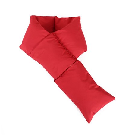 Dunskjerf varmesjal RØDT