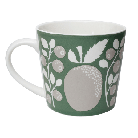 Littlephant Porcelain Mug Plum Green Muggar & koppar Unisex Grön +4.0
