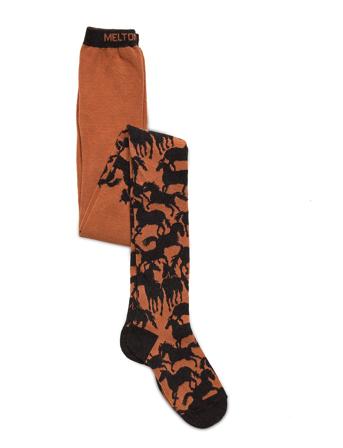 Tights - Petit Circle Socks & Tights Tights Brun Melton*Betinget Tilbud