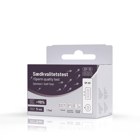 Nordic Tests Sædkvalitetstest, Medicin & Pleje, Hjemmetests, Sædkvalitetstests