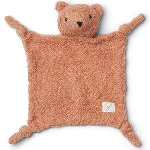 Liewood Mr Bear/Tuscany Rose Lotte Cuddle Blanket One Size - First toys and baby toys - One size - Pink - Junge - Cuddly blankets
