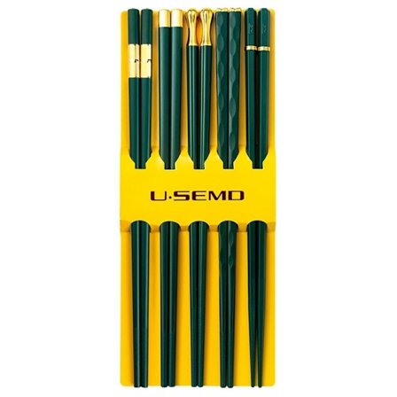 Legeringsspisepinde til japansk køkken GRØN