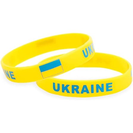 IC 2 stk. Ukraine silikone armbånd, Ukraine Armbånd