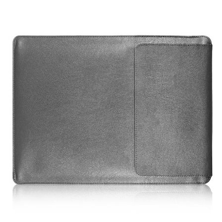 MacBook Pro 15 Touchbar Mikrofiiperi PU Nahkainen Koneen Suoja Laukku ja Lisätarvikkeet - Harmaa