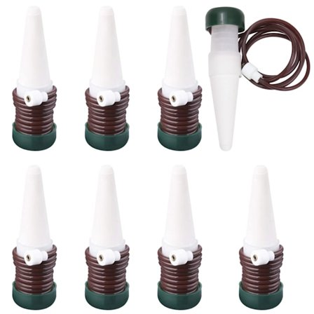 8 stk. plantevandingssystemer, selvvandingssystem til planter, automatisk plantevander i keramik til stueplanter til ferie