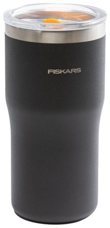 Fiskars 1078762 Termosmug 0,5 liter Sort, Madlavning & grill