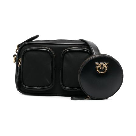 Pinko, Cross Body Bags Czarny, Kobieta, Rozmiar: ONE Size