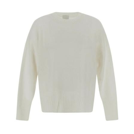 Allude, White Knitted Sweater Beżowy, Kobieta, Rozmiar: M