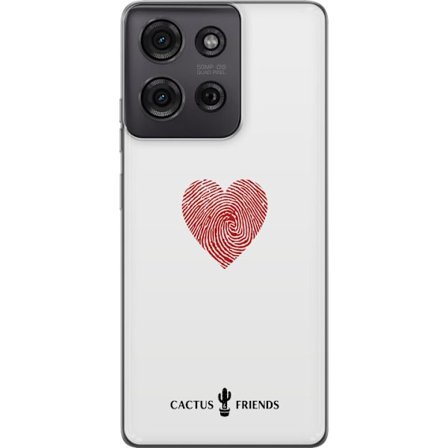 Yhteensopiva Puhelinkuori Motorola Motorola Moto G75 Cactus and Friends - Fingerprint Love