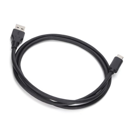 Laddningskabel TypeC till USBA Hane USB3.0 Höghastighetsanslutningskabel för mobil dator (1M Svart)