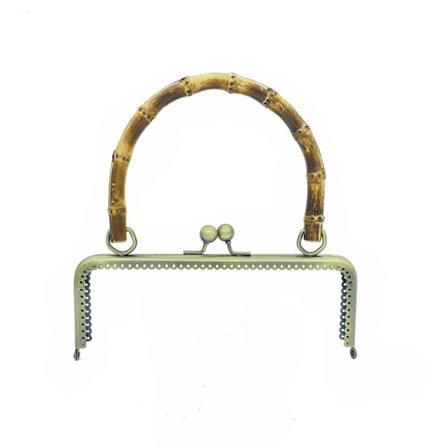 Metall veske Ramme låser Kiss lås Lås 20CM KAFFE 20CM KAFFE