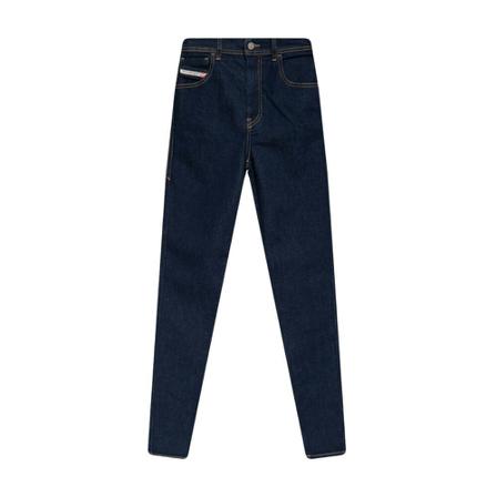 Diesel, 1984 Slandy-High super skinny jeans Blauw, Dames, Maat:W28 L34,Patches