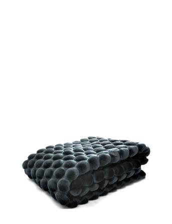 Throw Petrol Egg 170X130Cm Home Textiles Cushions & Blankets Blankets & Throws Navy Ceannis