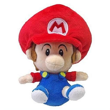 Super Mario Baby Mario Plysch, 12,7 cm