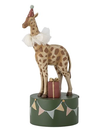 Bloomingville | Flor Candlestick, Brown, Polyresin | H:25CM