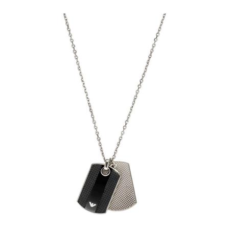 Emporio Armani Egs1542040 Necklace Grå, Herre Halskæder, Størrelse: ONE Size