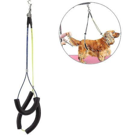 Kjæledyrpleiebord Grimeseler Hundepleiebøyle Justerbart kjæledyrpleiebånd Kjæledyrpleiebordsele for pleiebord for kjæledyr