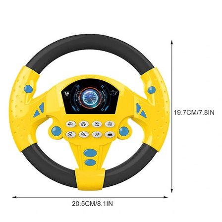 Barn Simuleringsratt Med Lys Lyd Pedagogisk Leke