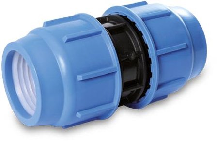 Georg Fischer 3004080142 PEM-liitin PP, suora, muovi-muovi 25 mm, Asennus