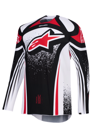 Crossshirt Alpinestars Techstar Nomur Schwarz/Weiß/Rot L