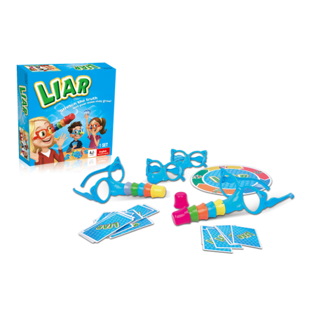 Liar Brädspel Logisk Toy Familj Brädspel Fibber Toy Liar Game Toy för Gissa vem är en lögnare Festleksaker för barn