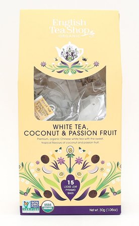 English Tea Shop White Tea, Coconut & Passion Fruit Ø 15 stk., Helse & Madvarer, Te, Frugtte