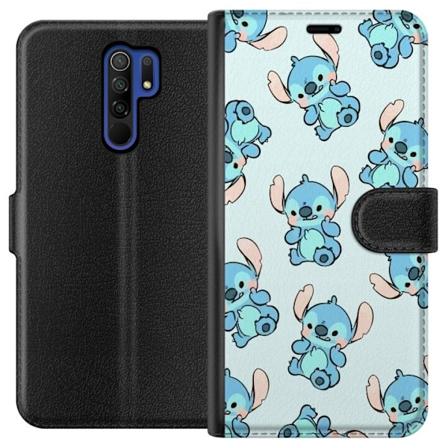 Xiaomi Redmi 9 Plånboksfodral Stitch mönster