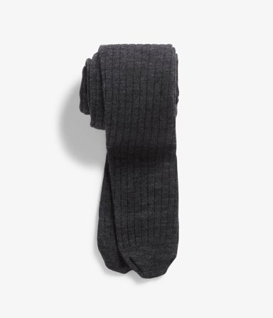 Kappahl | Rajstopy z mieszanki wełny Ciemnoszary L | Ciemnoszary