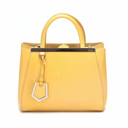 Fendi Vintage, Handbags Geel, Dames, Maat:ONE Size,leather