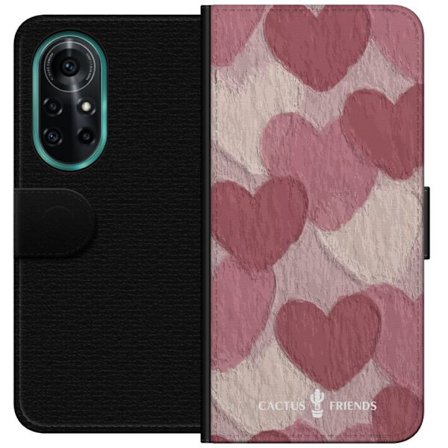 Kompatibelt Plånboksfodral till Huawei Huawei nova 8 Pro Cactus and Friends - Blush Paper Hearts