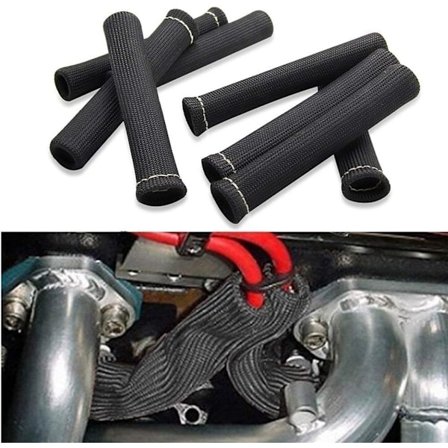 8 stk. tennpluggledningsbeskyttere, varmebeskyttelseshylse 2500 grader, tennpluggvarmebeskyttelse, 6 tommer for SBC BBC 3