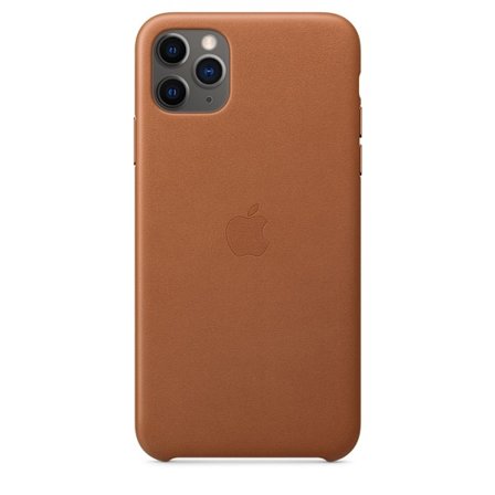 iPhone 11 Pro Max Leather Case - Saddle Brown