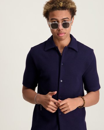 Brand Island JEREMY SHIRT KID Blå Skjorter Gutt - Kids Brand Store