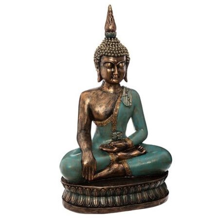 Amaram Sidder Buddha 72,5 cm høj harpiks